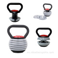 Concurso de acero ABS pesas libres Kettlebell ajustable